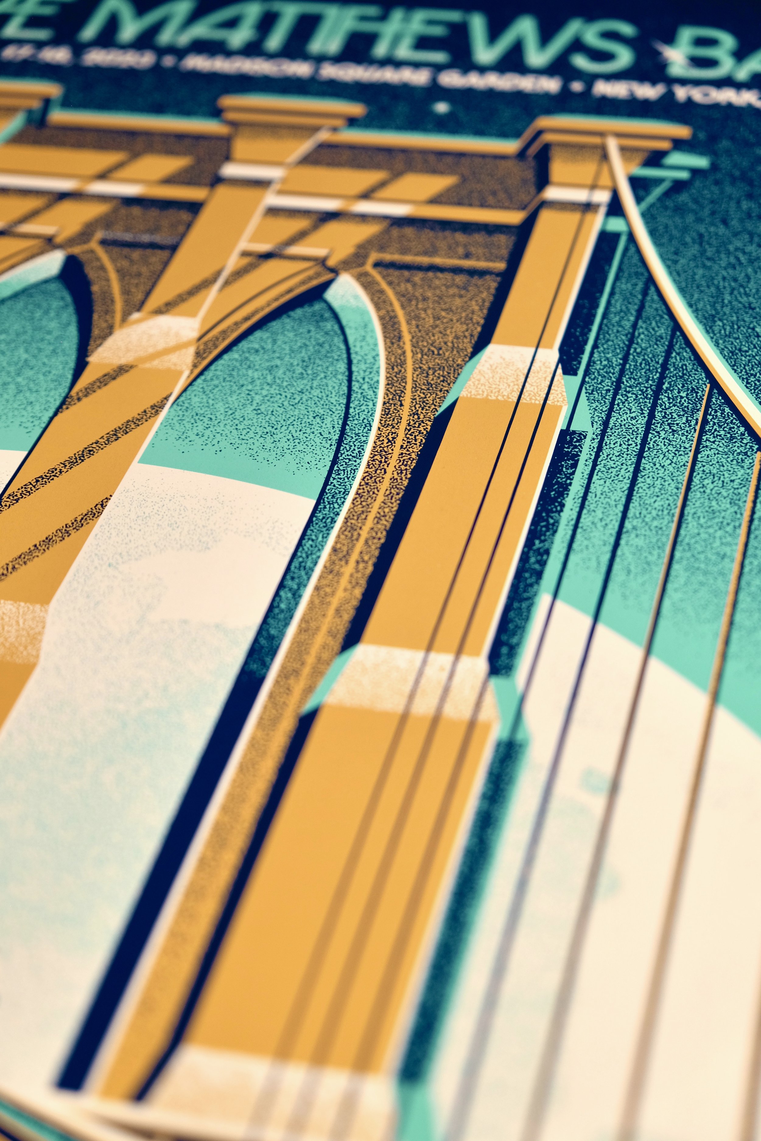 Dave Matthews Band New York City Poster — DKNG Dave Matthews Band New York City Poster — DKNG